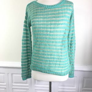 Banana Republic Metallic Stripe Sweater